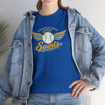 Wessington Springs Saints T-Shirt (Heavyweight) - Vintage Defunct Baseball Teams - South Dakota