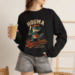 Houma Buccaneers Crewneck Sweatshirt - Vintage Defunct Baseball Teams - Louisiana