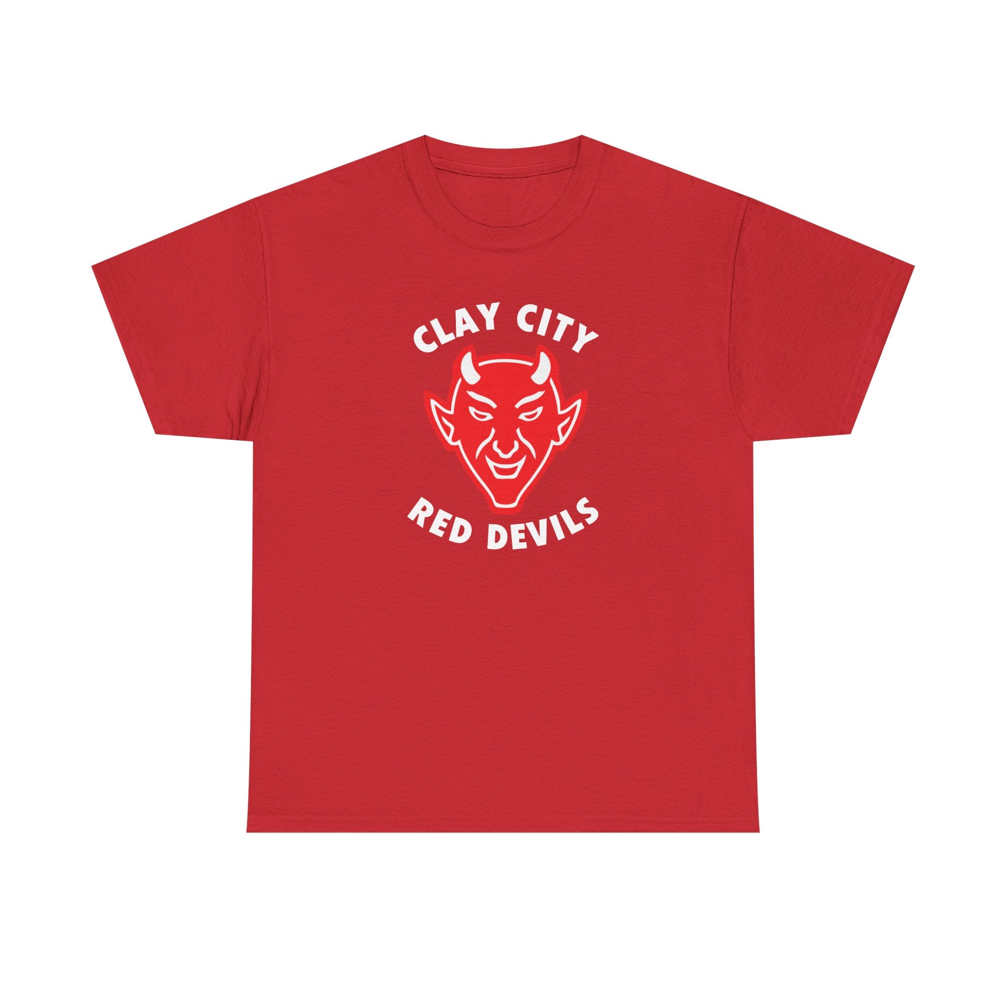 Clay City Red Devils T-Shirt (Heavyweight) - Vintage Defunct Baseball Teams