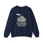 Alameda Grays Crewneck Sweatshirt - Vintage Defunct Baseball Teams - California