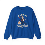 Albany Travelers Crewneck Sweatshirt - Vintage Defunct Baseball Teams - Georgia