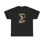 Monroe Sports T-Shirt (Heavyweight) - Vintage Defunct Baseball Teams - Louisiana