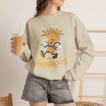 Hutchinson Wheatshockers Crewneck Sweatshirt - Vintage Defunct Baseball Teams - Kansas