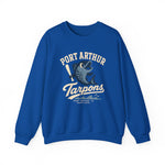 Port Arthur Tarpons Crewneck Sweatshirt - Vintage Defunct Baseball Teams - Texas