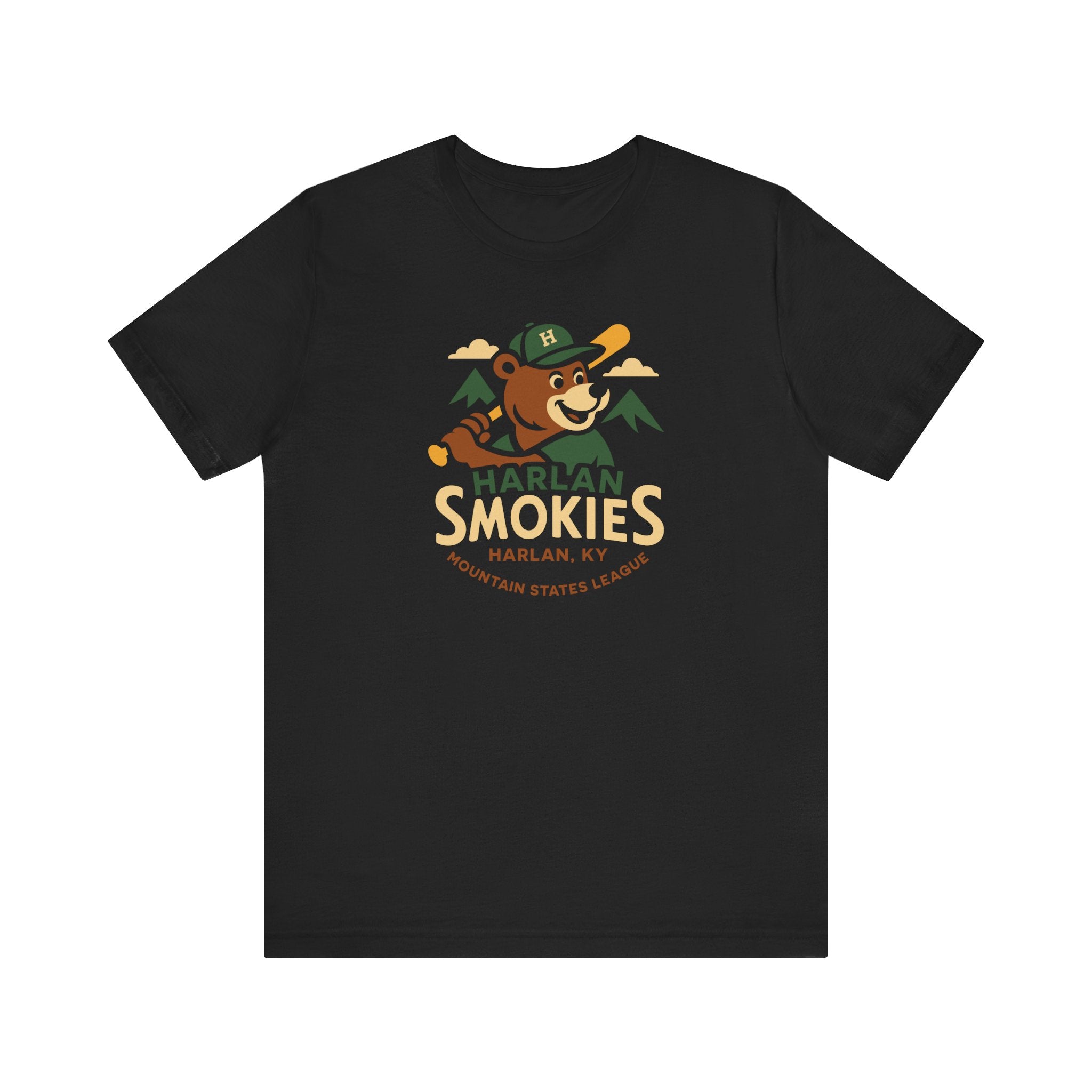 Harlan Smokies T-Shirt (Premium Lightweight) - Vintage Defunct Baseball Teams
