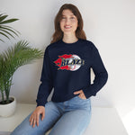 Bakersfield Blaze Crewneck Sweatshirt - Vintage Defunct Baseball Teams - California