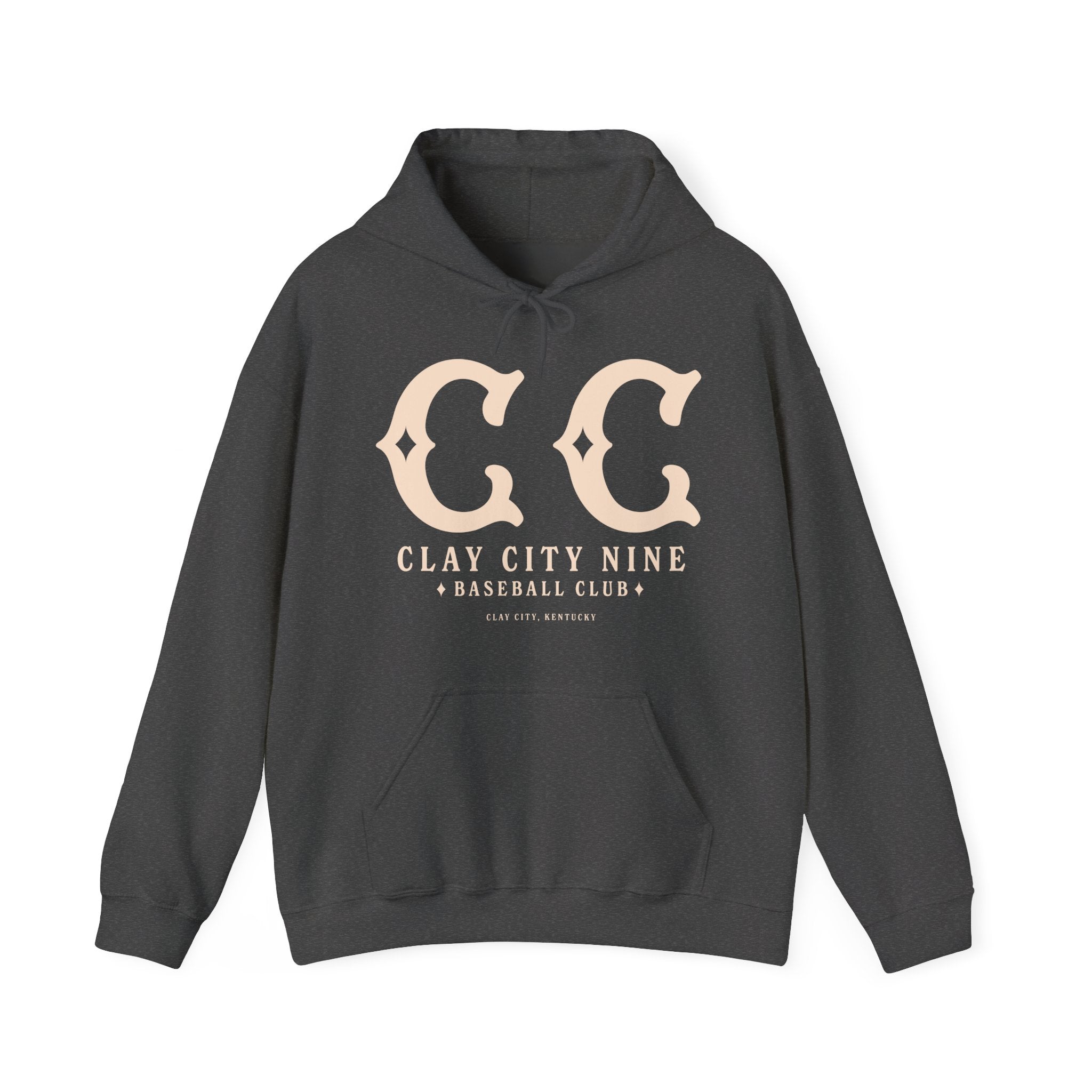Clay City Nine Hoodie - Vintage Defunct Baseball Teams