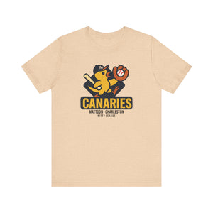 Mattoon-Charleston Canaries T-Shirt (Premium Lightweight) - Vintage Defunct Baseball Teams