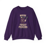 Boise Fruit Pickers Crewneck Sweatshirt - Vintage Defunct Baseball Teams - Idaho