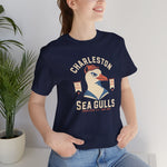 Charleston Sea Gulls T-Shirt (Premium Lightweight) - Vintage Defunct Baseball Teams - South Carolina