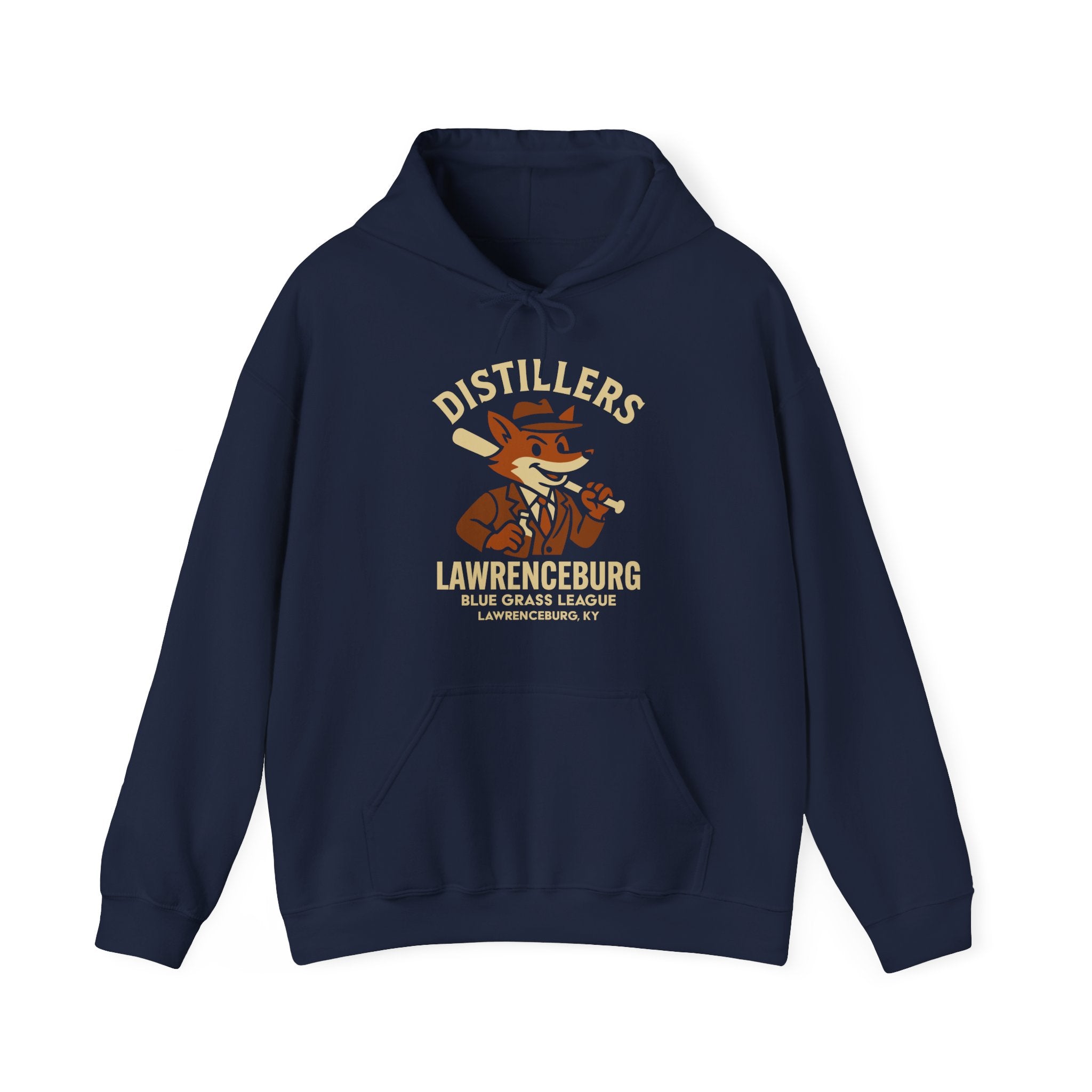 Lawrenceburg Distillers Hoodie - Vintage Defunct Baseball Teams