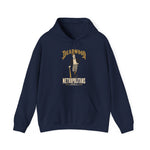 Deadwood Metropolitans Hoodie - Vintage Defunct Baseball Teams - South Dakota