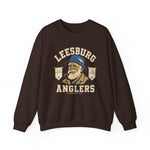 Leesburg Anglers Crewneck Sweatshirt - Vintage Defunct Baseball Teams - Florida