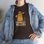 Crowley Millers T-Shirt (Heavyweight) - Vintage Defunct Baseball Teams - Louisiana