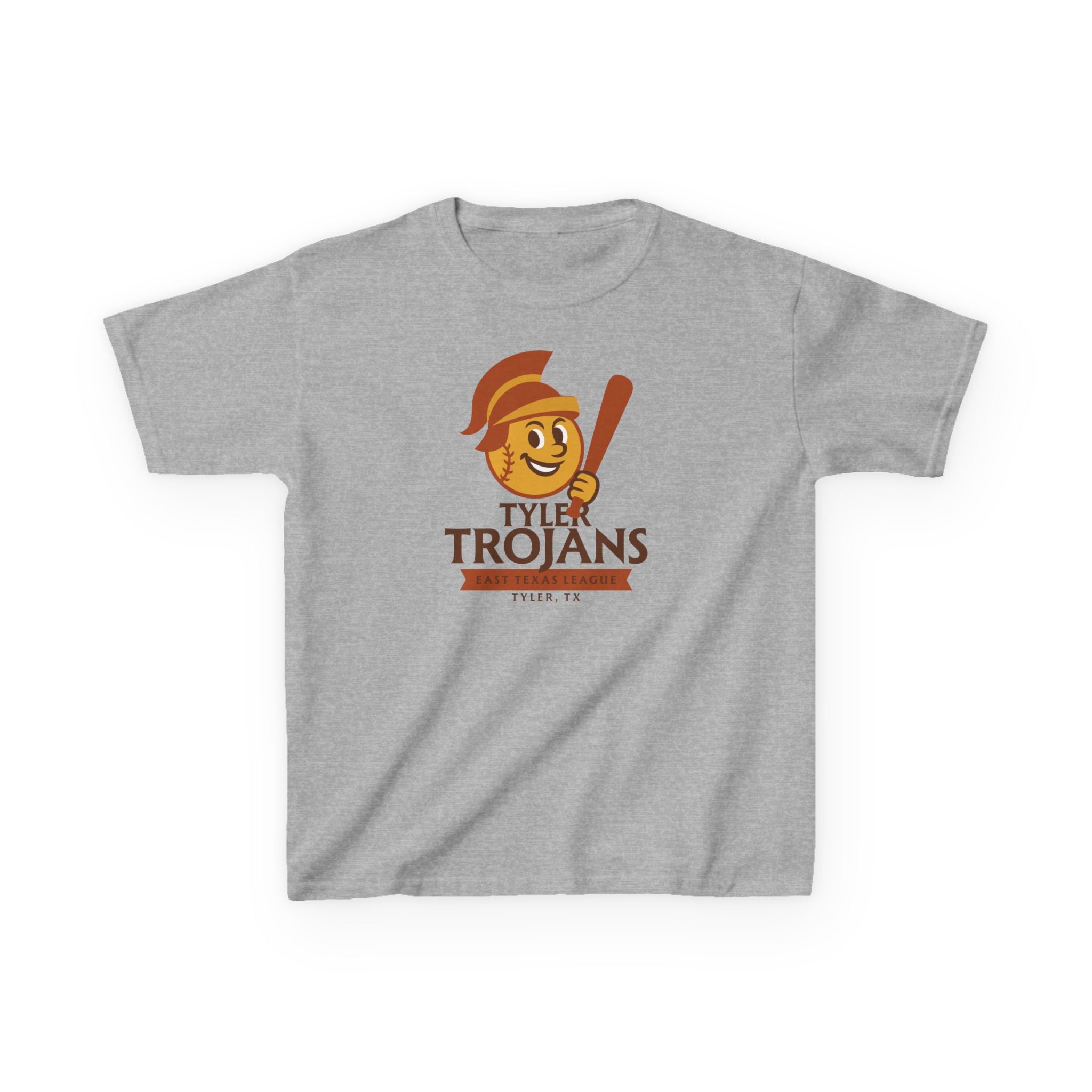Tyler Trojans T-Shirt (Youth) - Vintage Defunct Baseball Teams