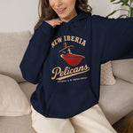 New Iberia Pelicans Hoodie - Vintage Defunct Baseball Teams - Louisiana