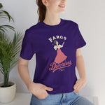 Fargo Divorcees T-Shirt (Premium Lightweight) - Vintage Defunct Baseball Teams - North Dakota