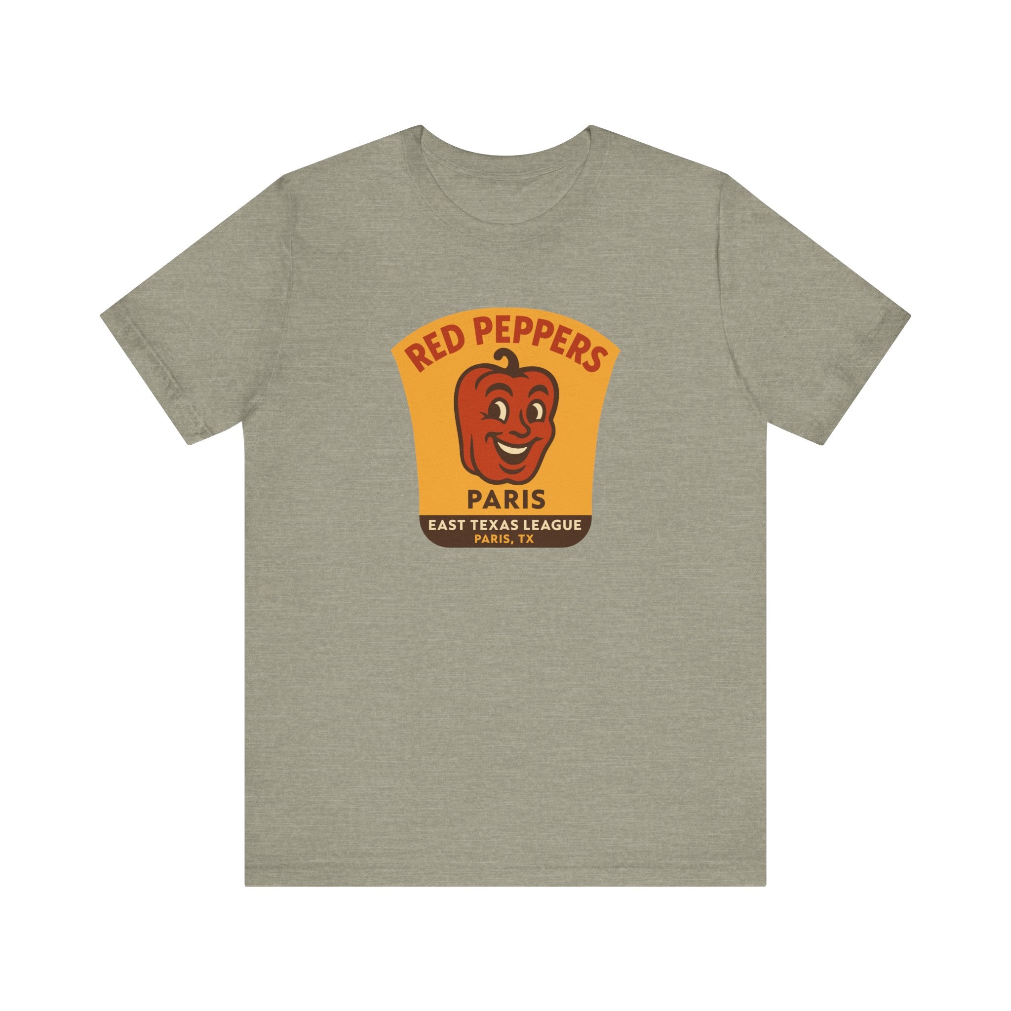 Paris Red Peppers T-Shirt (Premium Lightweight) - Vintage Defunct Baseball Teams