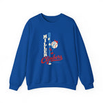Miller Climbers Crewneck Sweatshirt - Vintage Defunct Baseball Teams - South Dakota