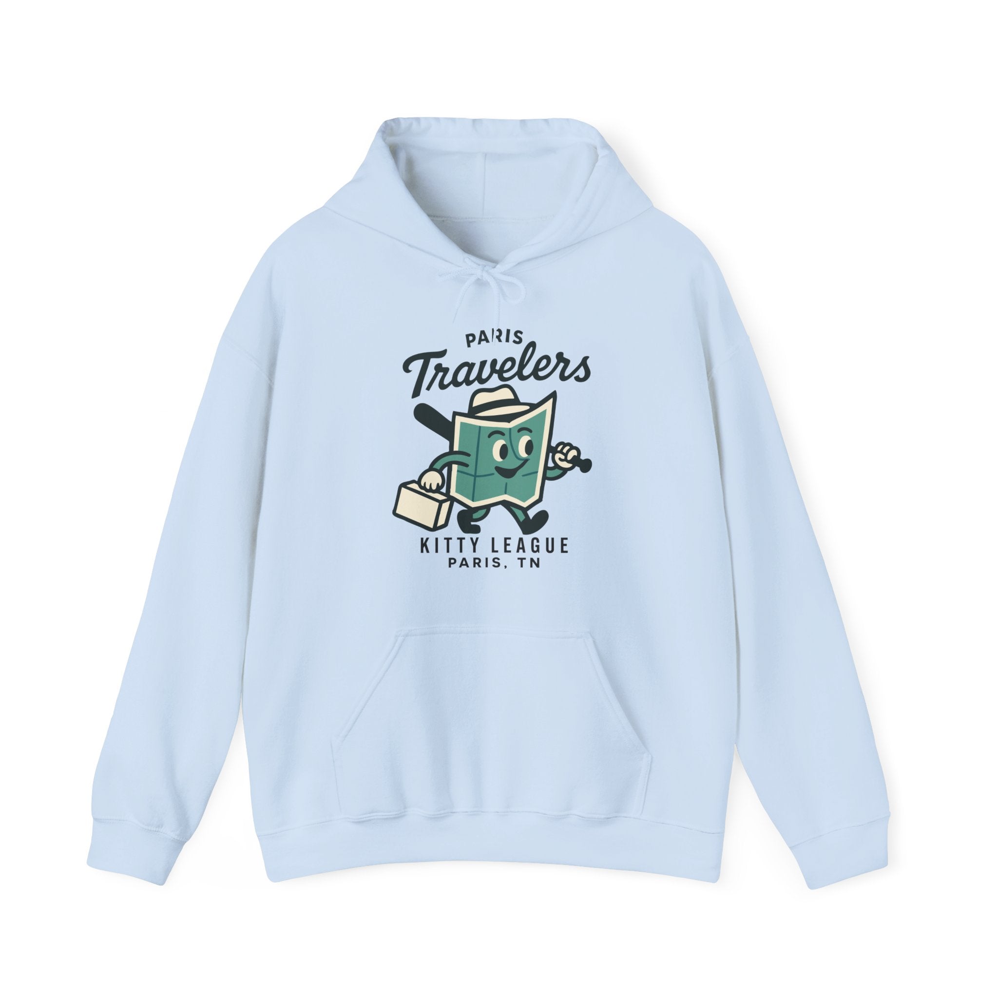Paris Travelers Hoodie - Vintage Defunct Baseball Teams
