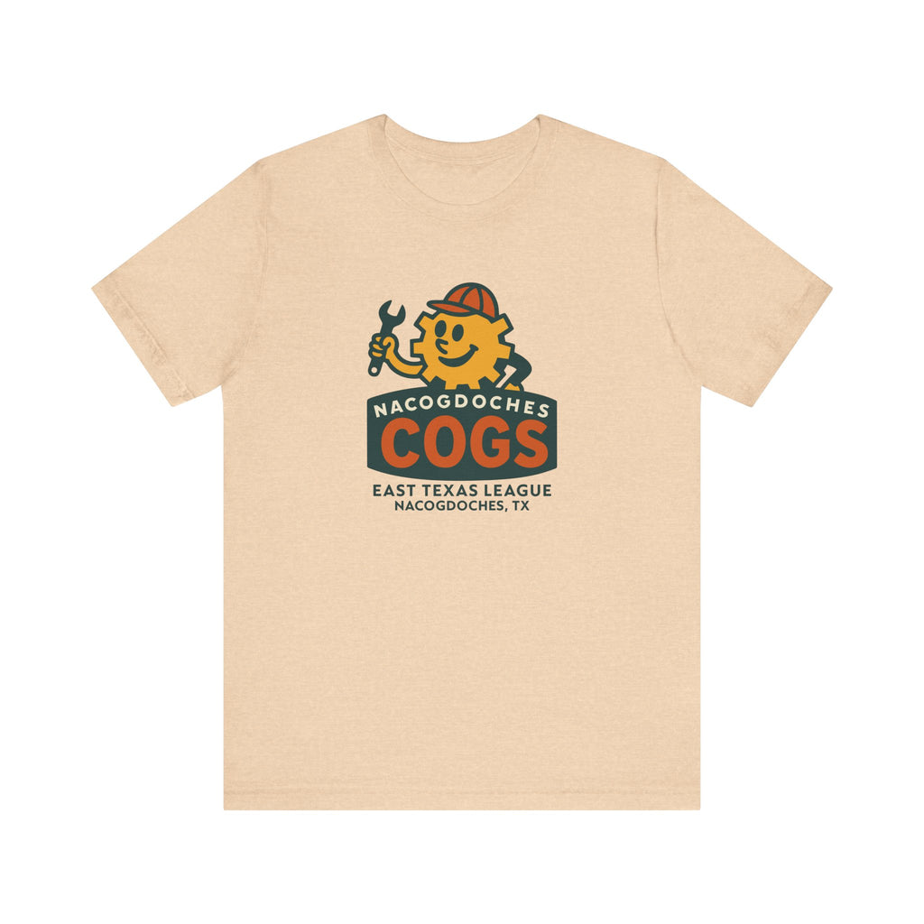Nacogdoches Cogs T-Shirt (Premium Lightweight) - Vintage Defunct Baseball Teams