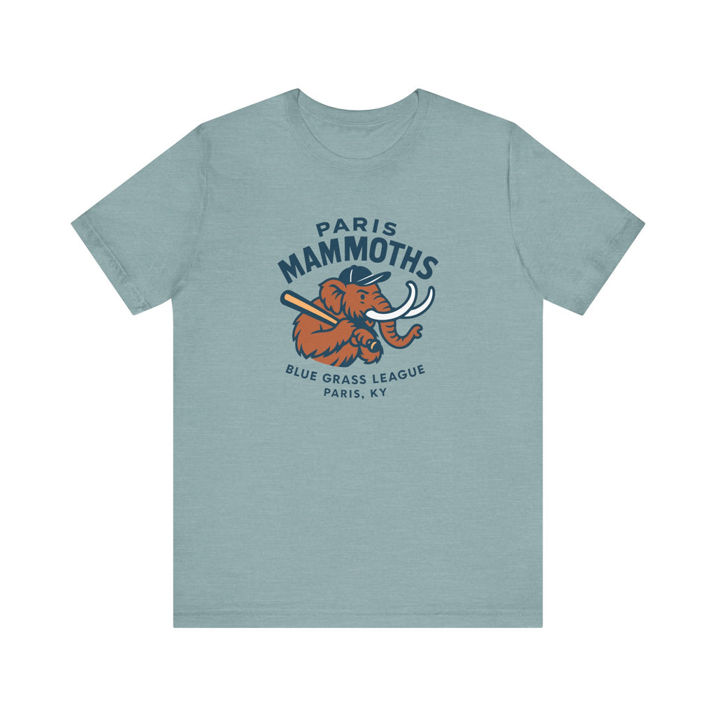 Paris Mammoths T-Shirt (Premium Lightweight) - Vintage Defunct Baseball Teams