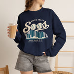 Sioux Falls Soos Crewneck Sweatshirt - Vintage Defunct Baseball Teams - South Dakota