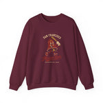 San Francisco Mission Reds Crewneck Sweatshirt - Vintage Defunct Baseball Teams - California