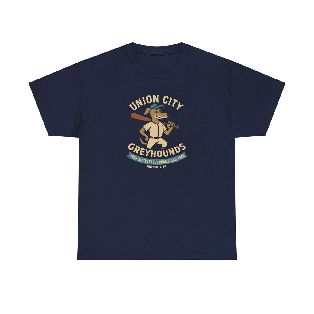 Union City Greyhounds T-Shirt (Heavyweight) - Vintage Defunct Baseball Teams