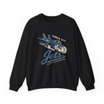 Ponca City Jets Crewneck Sweatshirt - Vintage Defunct Baseball Teams - Oklahoma