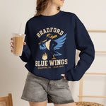Bradford Blue Wings Crewneck Sweatshirt - Vintage Defunct Baseball Teams - Pennsylvania