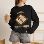 Bassett Furnituremakers Crewneck Sweatshirt - Vintage Defunct Baseball Teams - Virginia