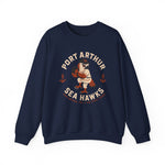 Port Arthur Sea Hawks Crewneck Sweatshirt - Vintage Defunct Baseball Teams - Texas