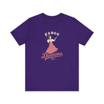 Fargo Divorcees T-Shirt (Premium Lightweight) - Vintage Defunct Baseball Teams - North Dakota