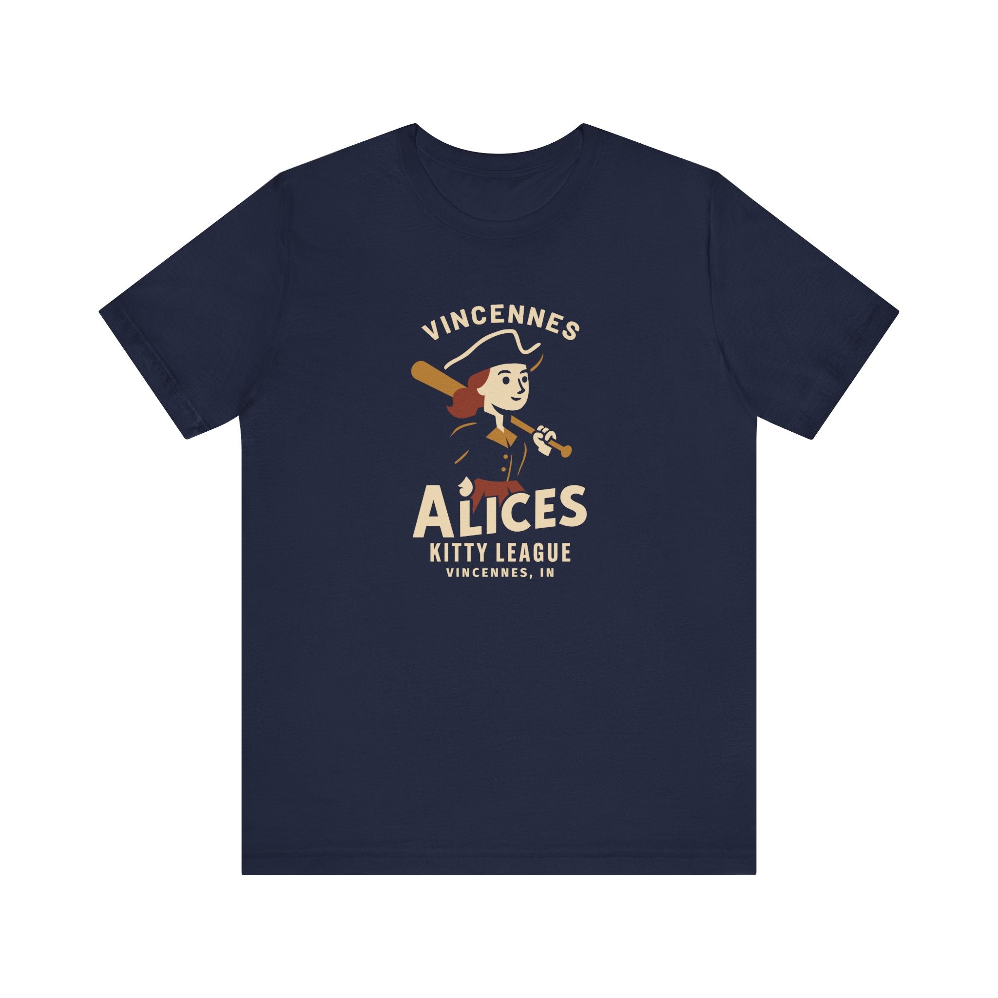 Vincennes Alices T-Shirt (Premium Lightweight) - Vintage Defunct Baseball Teams