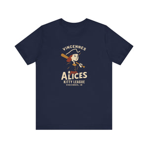 Vincennes Alices T-Shirt (Premium Lightweight) - Vintage Defunct Baseball Teams