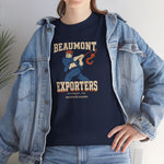 Beaumont Exporters T-Shirt (Heavyweight) - Vintage Defunct Baseball Teams - Texas