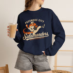 Pocomoke City Salamanders Crewneck Sweatshirt - Vintage Defunct Baseball Teams - Maryland