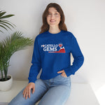 Pocatello Gems Crewneck Sweatshirt - Vintage Defunct Baseball Teams - Idaho