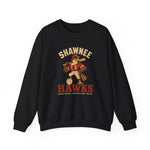 Shawnee Hawks Crewneck Sweatshirt - Vintage Defunct Baseball Teams - Oklahoma