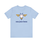 San Jose Bees 1980s Style T-Shirt (Premium Lightweight) - Vintage Defunct Baseball Teams - California