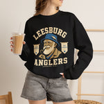 Leesburg Anglers Crewneck Sweatshirt - Vintage Defunct Baseball Teams - Florida