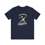 Sacramento Senators T-Shirt (Premium Lightweight) - Vintage Defunct Baseball Teams - California