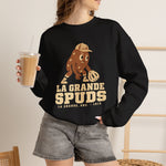 La Grande Spuds Crewneck Sweatshirt - Vintage Defunct Baseball Teams - Oregon