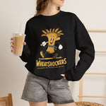 Hutchinson Wheatshockers Crewneck Sweatshirt - Vintage Defunct Baseball Teams - Kansas