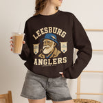 Leesburg Anglers Crewneck Sweatshirt - Vintage Defunct Baseball Teams - Florida