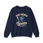 Port Arthur Tarpons Crewneck Sweatshirt - Vintage Defunct Baseball Teams - Texas