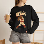 Mobile Bears Crewneck Sweatshirt - Vintage Defunct Baseball Teams - Alabama