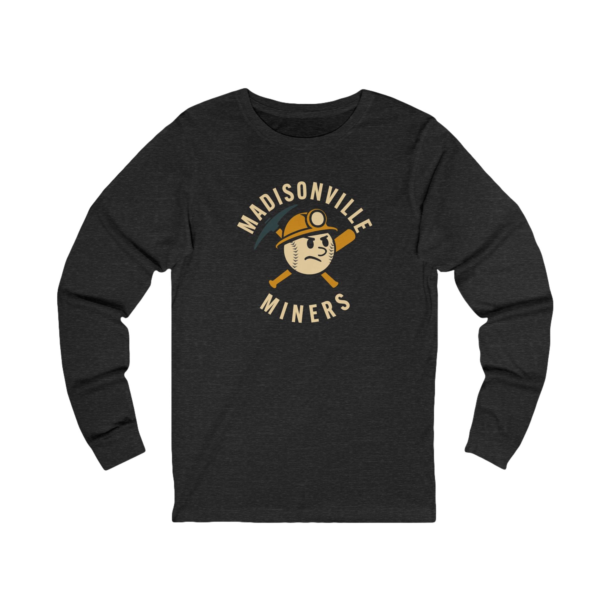 Madisonville Miners Long Sleeve Shirt - Vintage Defunct Baseball Teams