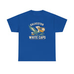 Galveston White Caps T-Shirt (Heavyweight) - Vintage Defunct Baseball Teams - Texas